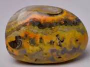 Bumble Bee Jasper Polished Freeform, INDONESIA P1005