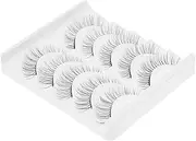 GANAZONO False Eyelashes Makeup Set 5 Pairs 3d Lashes for Women Fake Lashes Natural Style