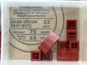 LEGO Parts - Dark Red Slope, Curved 2 x 1 x 2/3 - No 11477 - QTY 5