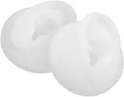 MUELODSIC 1 Pair Ear Studs Display Stand Model Pierced Shaped Small Human Artificial Fake Women with Helix Piercing Jewelry Silicone Ear for Piercing Practice Transparent Silica Gel