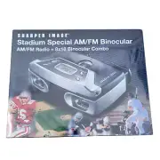 Sharper Image 2004 Stadium Special AM/FM 8x18 Binocular Combo Sealed