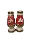 Fitz & Floyd Holiday Solstice Salt & Pepper Shakers 2005 New