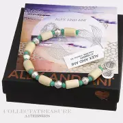 Authentic Alex and Ani Palm, Tropical Rafaelian Silver Charm Bangle