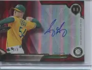 2016 TOPPS TRIBUTE SONNY GRAY AUTOGRAPH 3/5 OAKLAND ATHLETICS