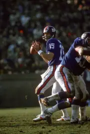 Quarterback Craig Morton New York Giants drops back to pass v the- 1974 Photo 5