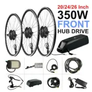 36V 350W Front Hub Motor Rim Electric Bike Conversion Kit ebike kit 20/24/26''