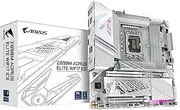 GIGABYTE Z890M AORUS Elite WIFI7 ICE Motherboard - Supports Intel Core Ultra (Series 2) CPUs, 12+1+2 Phases VRM, up to 8800MHz DDR5 (OC), 1xPCIe 5.0 + 2xPCIe 4.0, Wi-Fi 7, 2.5GbE LAN, Thunderbolt 4