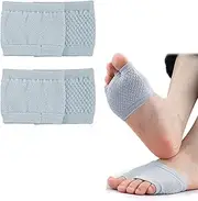 [Jocaluyia] Open Toe Half Socks, 2Pairs Women Peep Toe Socks Half Palm Toe Topper Liner Socks, Women's No-Show Socks