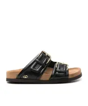 Valentino Fussfriend Double-Strap Slip-On Slides 36,37.5,37,38.5,39.5,38,39,36.5 Black