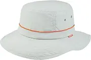 [Juniper] Taslon UV Bucket Cap with Orange Piping