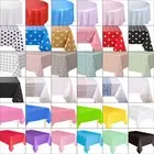 Wipe Clean Tablecloth PVC Vinyl Cover Wipeable Waterproof Table Cloth Protector