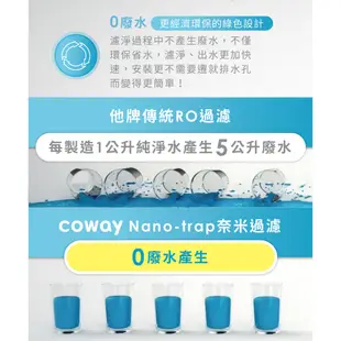 Coway 淨水器 飲水機 櫥下型 免電力 五道過濾 P 150 N 贈專用軟水濾芯 含基本安裝 免運 <蝦皮獨家價>