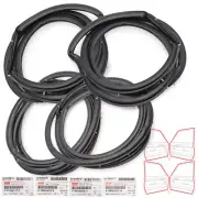Fits Isuzu D-Max Dmax Hi-Lander 2003 08 10 Set 4Dr Door Rubber Seal Weatherstrip