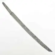 Handmade Damascus Steel Full Tang Japanese Tanto Sword Blank Blade With Sheath