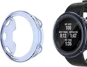Turnwin intended for Garmin Forerunner 45S Case, TPU Soft Flexible Silicone Shock-Proof and Scratch-Resistant Protector Cover Case intended for Garmin Forerunner 45S Bands Smartwatch (Blue)