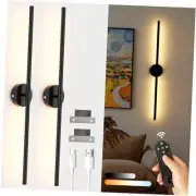 Battery Operated Wall Sconces Set of Two, Wireless LED Sconces Wall Sconce