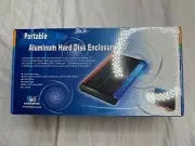 KINGWIN Aluminum Portable 3.5" Hard Disk Enclosure KH-350U-BK NEW IN BOX