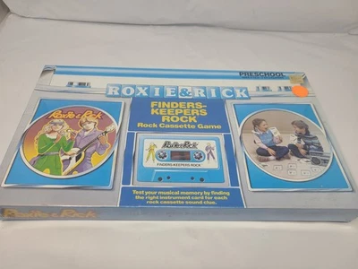 VTG Sealed Roxie And Rick Finders Keepers Rock Cassette Game