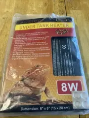 Aiicioo Under Tank Heater 6”x8” - Reptile Heating Pad With Temperature