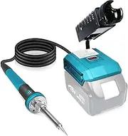 Cordless Soldering Iron Station Tool for Makita18V LXT Battery, Portable Electric 60W Soldering Iron Kit for Makita BL1850, BL1860,BL1830 for DIY, Appliance Repair, Wire Welding(Battery NOT Included)