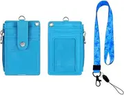 Suitable for Disney Stitch Leather Badge Holder with Removable Stitch Lanyard, Card Holder, ID Card Holder, Credit Card Holder Wallet