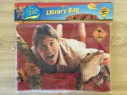 The Crocodile Hunter Steve Irwin Library Book Bag 2003 RARE Collectable Unopened