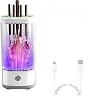 Electric Makeup Brush Cleaner and Dryer Machine with UV-C Light, 3-in-1 Automatic Brush Cleaning System for Deep Clean & Fast Drying, Quiet Design for Beauty Enthusiasts, Gift Giving, Home/Salon Use