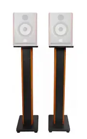 Rockville 36” Studio Monitor Speaker Stands For Focal SOLO6 BE Monitors