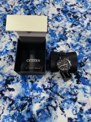 Men's Citizen Eco-Drive® Brycen Chronograph Strap Watch with Black Dial