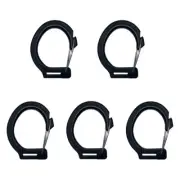 5Pcs Plastic Camping Tent Pole Hooks Buckle Caravans Awning Tent Hanger Buckles