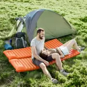 Camping Self Inflating Mattress Hiking Sleeping Tent Mat Air Bed Double Single