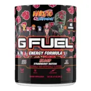 G Fuel Naruto Akatsuki Blood Strawberry Matcha Tub Energy Formula 40 Servings