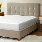 Circles Home Premium Sateen 300TC Single Bed Sheet Fitted White 44''