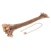 Hang Tag String Snap Lock Price Tag Fastener Ties coffee tone 7 inch 1000pcs