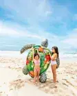 Genuine Intex Turtle Ride-On Pool Inflatable Water Lounge 188cm 57555