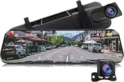 WiFi 10" 2K Dash Cam Rearview Camera Reversing Recorder Comes with Free 32GB Card