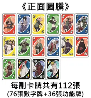 【日本正版】火影忍者 UNO 遊戲卡 卡牌 桌遊 益智遊戲 疾風傳 漩渦鳴人 ENSKY - 705008