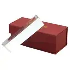 Crystal Optical Glass Triangular Prism Refractor Teaching Light Spectrum Physics