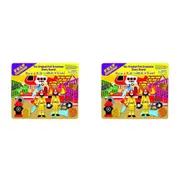 2x Felt Creations Fire Engine Kids/Children Fabric Art Kit Activity DIY Craft 3+