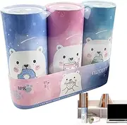 Car Round Canned Tissue Box, Car Cylindrical Tissue Set - Space-Saving Cylinder Cup Holder Tissue Box for Toilet, Hotel Must-Have