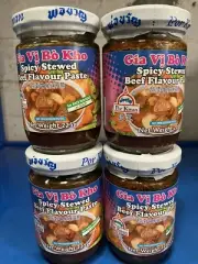4* Por Kwan Spicy Stewed Beef Flavour Paste Gia Vi Bo Kho 珀宽越南牛腩汤 225g