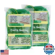 Zivisk Pack of 2 Cucumber Tomato Trellis Netting, Heavy Duty Garden Netting f
