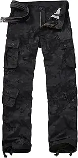 [GSGGIG] Men's Outdoor Hiking Pants, Tactical Pants Lightweight Casual Work Ripstop Cargo Pants for Men with Pockets