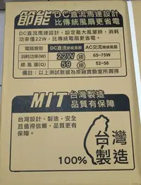 在飛比找Yahoo!奇摩拍賣優惠-**非刊登圖，改售更好可擺頭遙控功能**更品諾 14吋 DC