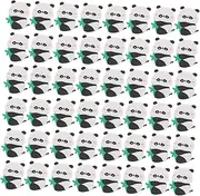 Homoyoyo 50pcs Cute Cartoon Panda Erasers Mini Animal Erasers for School Supplies Office Use Drawing Sketching and Game Prizes Fun Educational Rewards