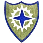 美軍公發 二戰 ARMY 陸軍 XVI CORPS 第十六軍 臂章 全新