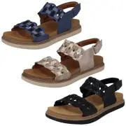Ladies Clarks Woven Sandals Arwell Glide
