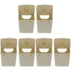 3 Pieces Bird Breeding Box Baby Cage Plastic Finch Nest Boxes for Birds