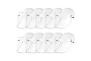 10X Outdoor Protection Hat Anti-Fog Pollution Dust Protective Cap Full Face HD Shield Cover Adult White