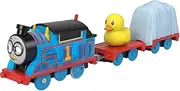 Thomas and Friends Secret Agent Thomas Toy Train, Battery-Powered Motorized Train Engine with Cargo for Preschool Pretend Play